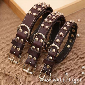 Leather Dog Collar Bullet Rivets With Cool